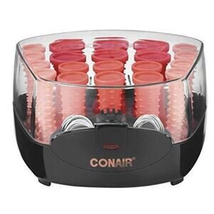Conair Compact Multi-Size Hot Rollers Curls & Waves Coral